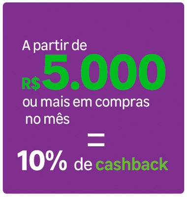 10% de cashback